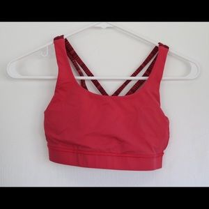 Lululemon Dark Pink Energy Sports Bra